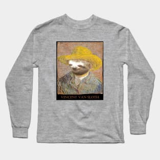 Vincent Van Sloth Long Sleeve T-Shirt